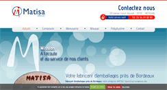 Desktop Screenshot of matisa-emballage.com
