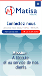Mobile Screenshot of matisa-emballage.com